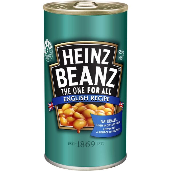 Heinz Baked Beans English Recipe Can 555g