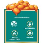 Heinz Baked Beans In Tomato Sauce Salt Reduced Can 555g