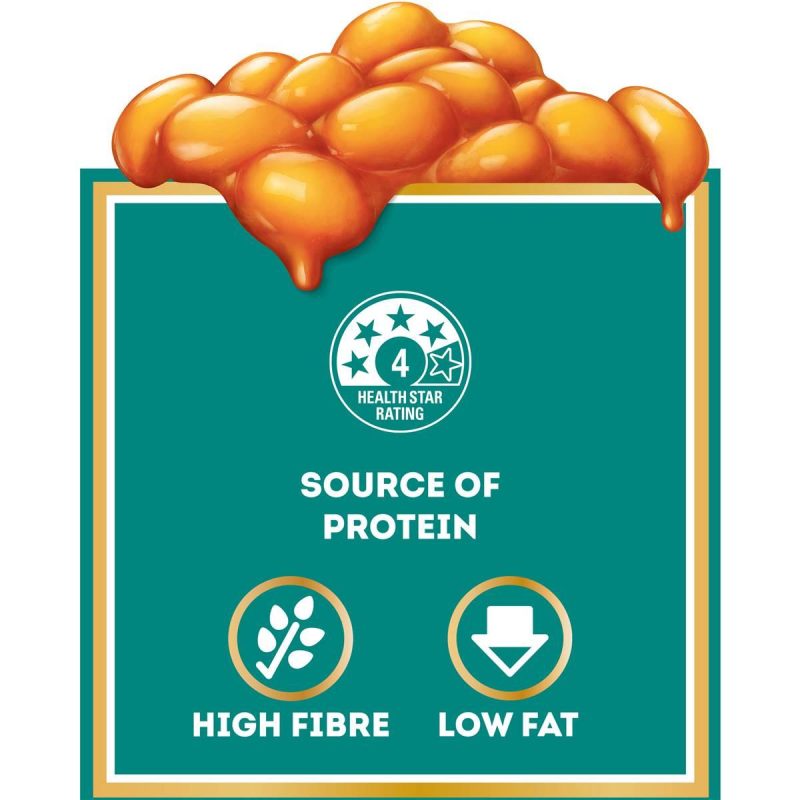 Heinz Baked Beans In Ham Sauce Can 555g