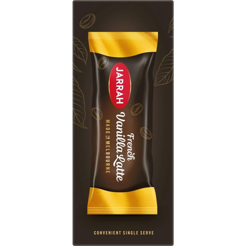 Jarrah French Vanilla Latte Coffee Drink Sachets 10 Pack