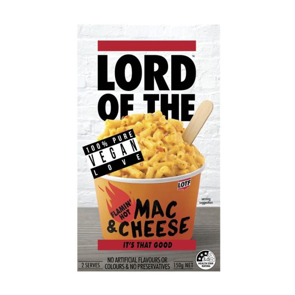 Lord Of The Fries Mac and Cheese Flamin Hot Box 150g