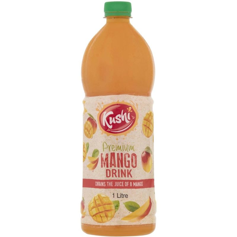 Kushi Premium Mango Juice Drink 1L