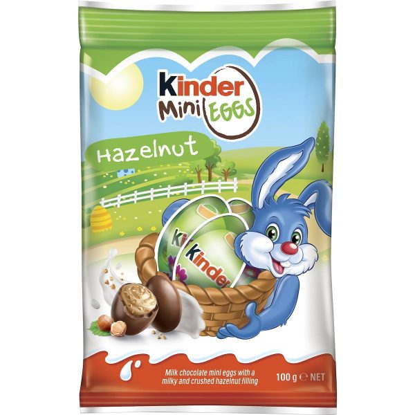 Kinder Mini Chocolate Hazelnut Easter Eggs 100g