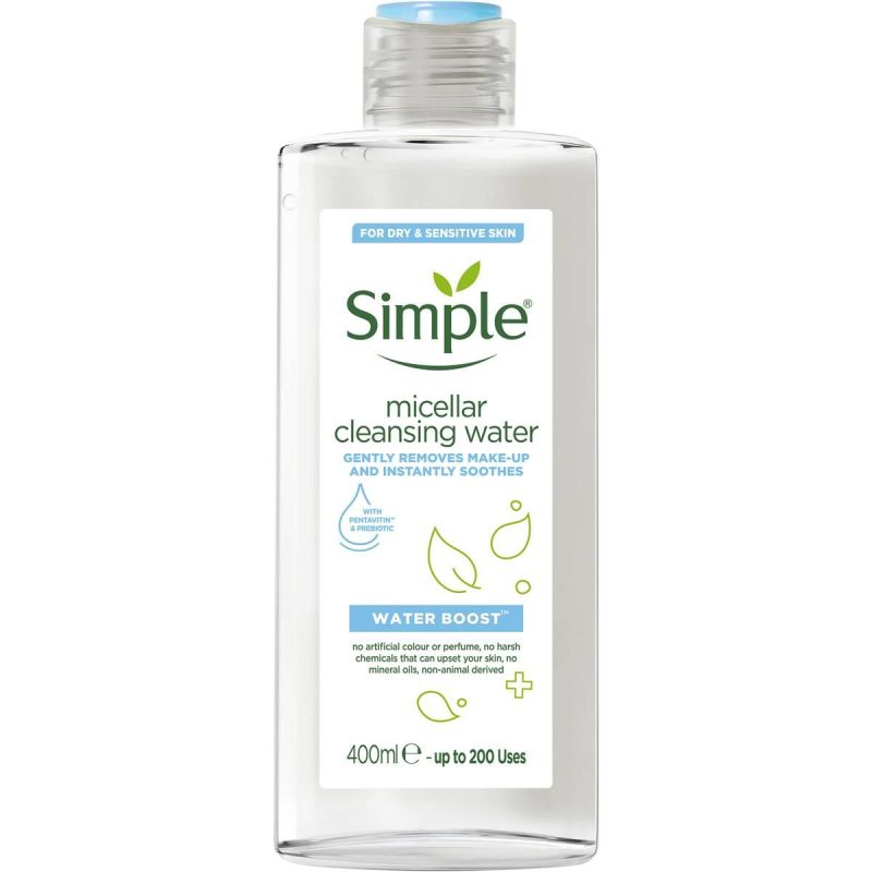 Simple Micellar Cleansing Water Boost for Dry Sensitive Skin 400ml