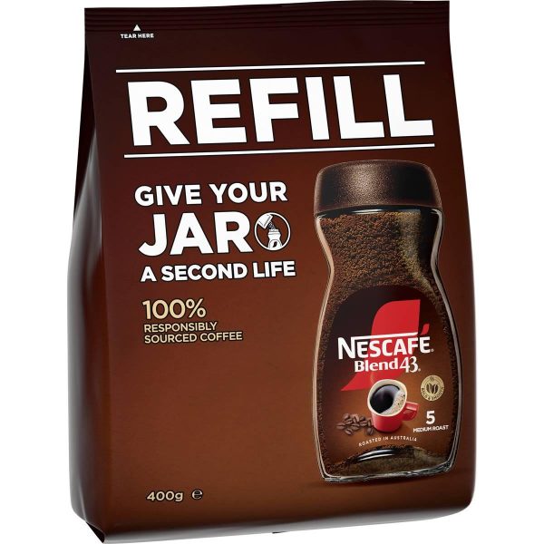 Nescafe Blend 43 Instant Coffee Refill Pouch 400g