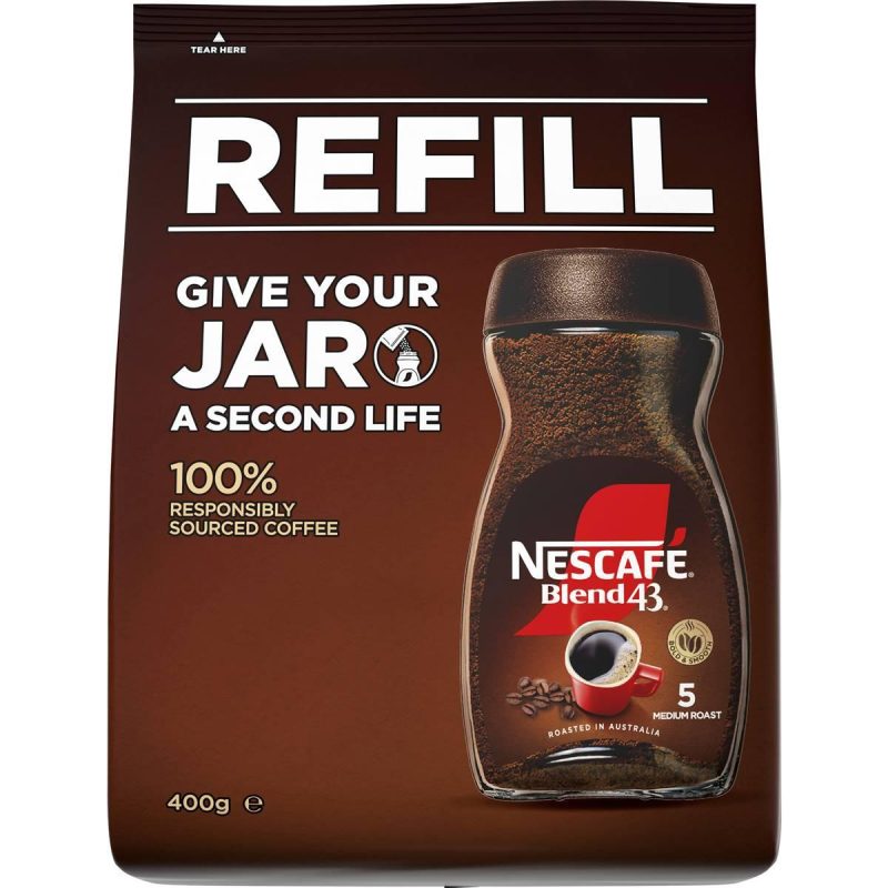 Nescafe Blend 43 Instant Coffee Refill Pouch 400g