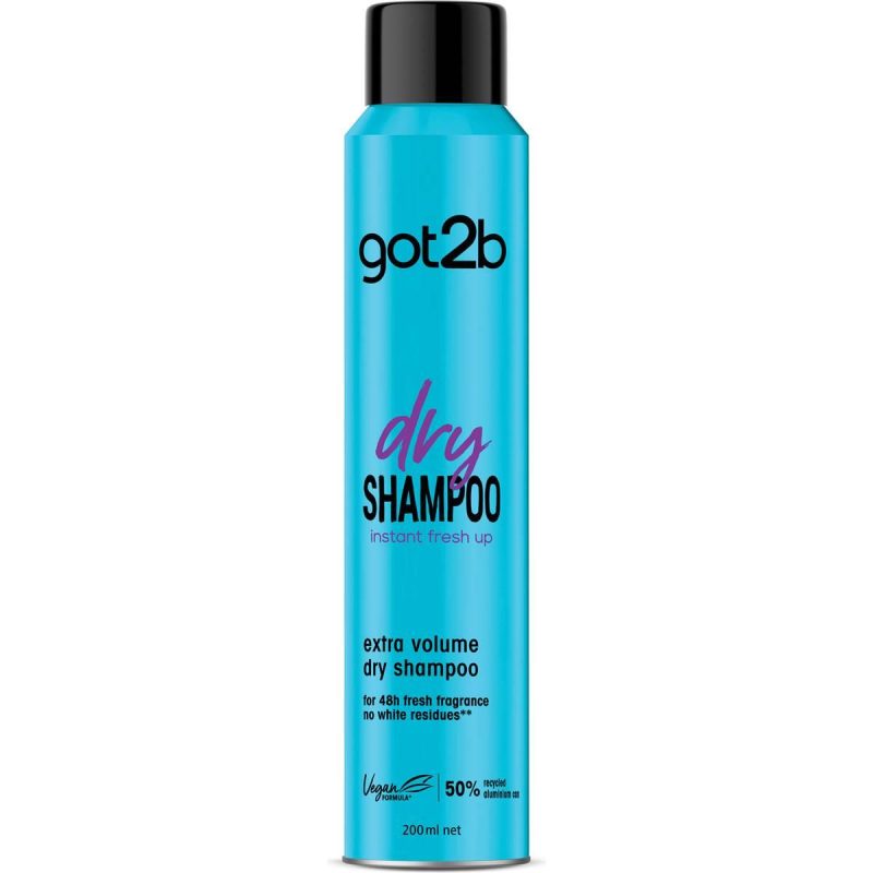 Schwarzkopf Got2b Extra Volume Dry Shampoo Spray 200ml