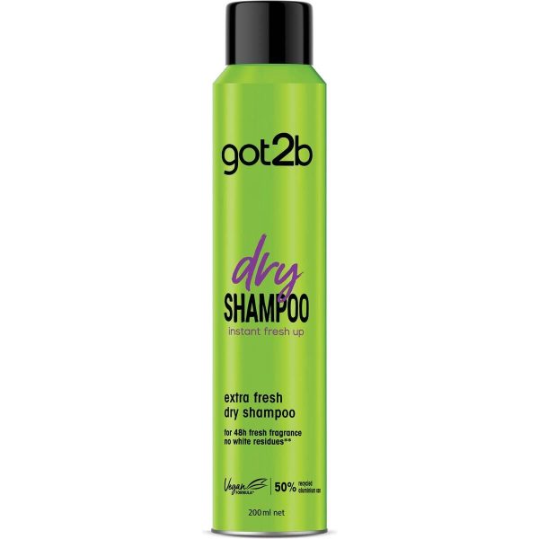 Schwarzkopf Got2b Extra Fresh Dry Shampoo Spray 200ml