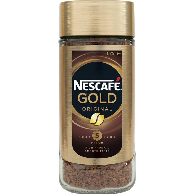 Nescafe Gold Original Medium Roast Instant Coffee Jar 100g
