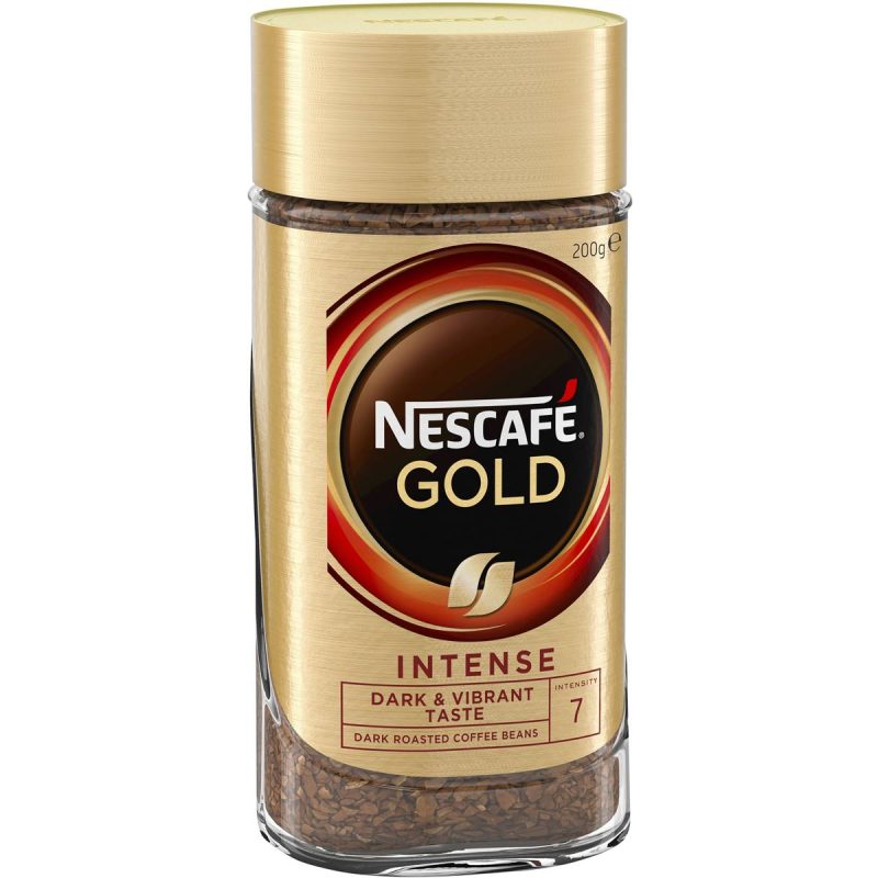 Nescafe Gold Intense Dark Roast Instant Coffee Jar 200g