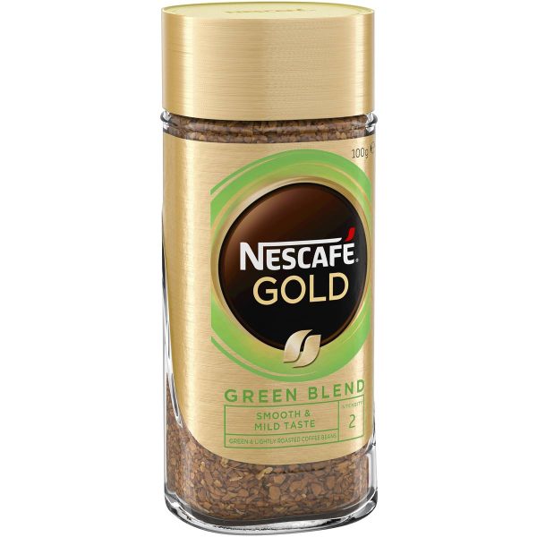 Nescafe Gold Green Blend Smooth Instant Coffee Jar 100g
