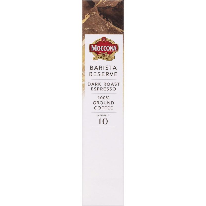 Moccona Barista Reserve Dark Roast Espresso Coffee Pods 10 Capsules