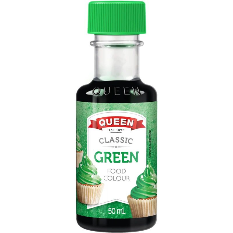 Queen Classic Food Colour Dye Green 50ml