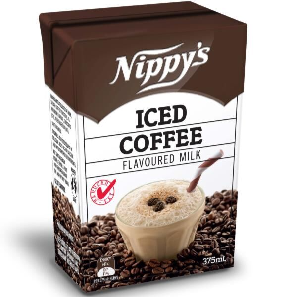 Nippys Iced Coffee Flavoured Milk Carton 375ml X 12 Cartons