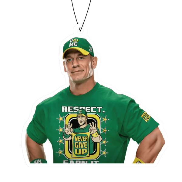 WWE John Cena Green Apple Car Air Freshener