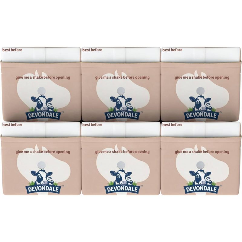 Devondale Moo Chocolate Flavoured Milk Carton 200ml X 6 Cartons