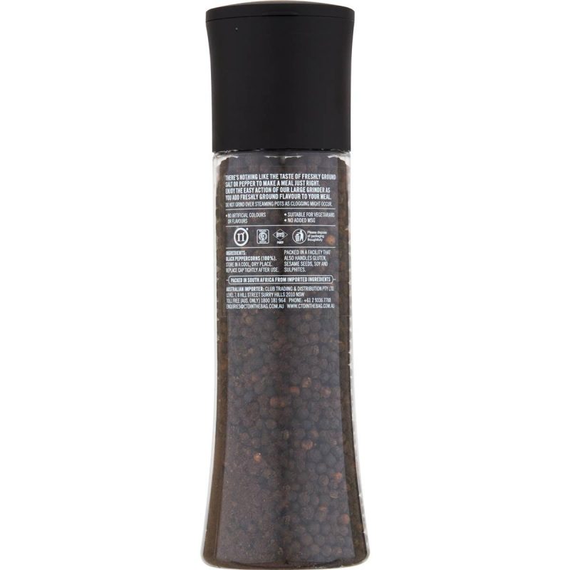 Black Peppercorns Grinder 180g