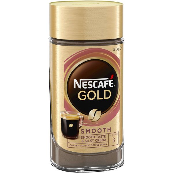Nescafe Gold Smooth and Creamy Instant Coffee Jar 180g