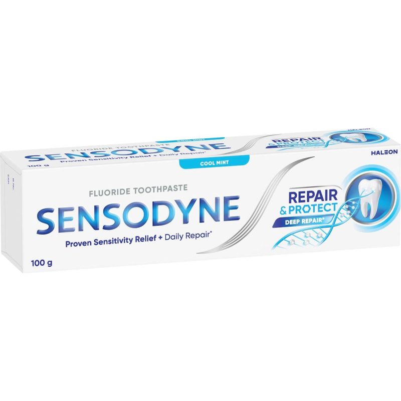 Sensodyne Repair and Protect Toothpaste For Sensitive Teeth Cool Mint 100g