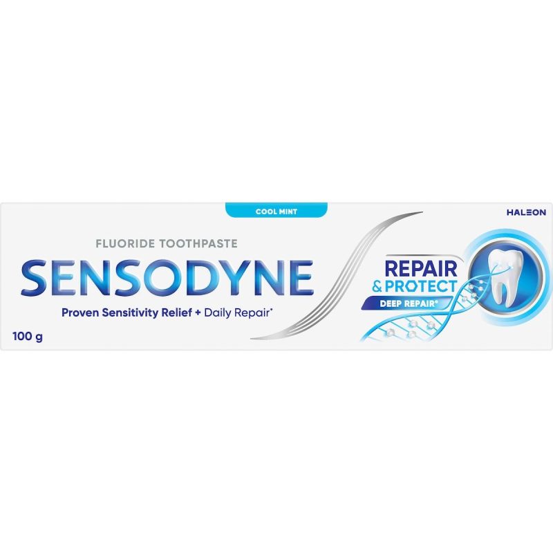 Sensodyne Repair and Protect Toothpaste For Sensitive Teeth Cool Mint 100g