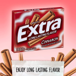 Wrigleys Extra Chewing Gum Cinnamon 15 Pieces X 10 Pack - USA