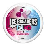 Ice Breakers Duo Raspberry Mints Fruit and Cool Tub 42g X 2 Tubs