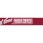 Kelloggs K-Time Baked Twists Strawberry Yoghurt Flavour Snack Bars 5 Pack