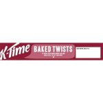 Kelloggs K-Time Baked Twists Strawberry Yoghurt Flavour Snack Bars 5 Pack