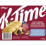 Kelloggs K-Time Baked Twists Strawberry Blueberry Flavour Snack Bars 5 Pack