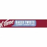 Kelloggs K-Time Baked Twists Strawberry Blueberry Flavour Snack Bars 5 Pack