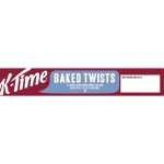 Kelloggs K-Time Baked Twists Strawberry Blueberry Flavour Snack Bars 5 Pack