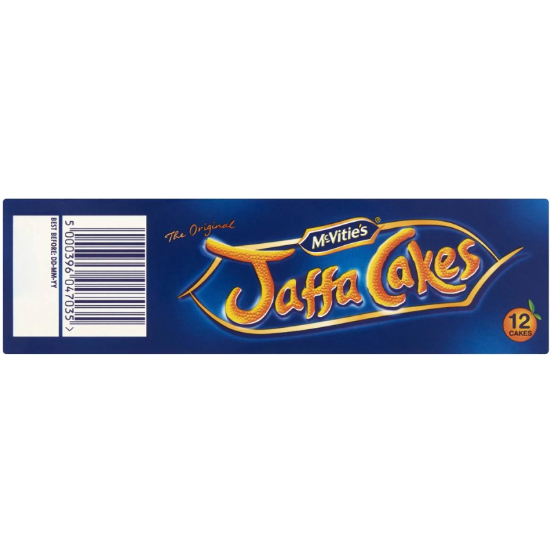 Mcvities Original Jaffa Cakes Chocolate Biscuits 12 Pack UK