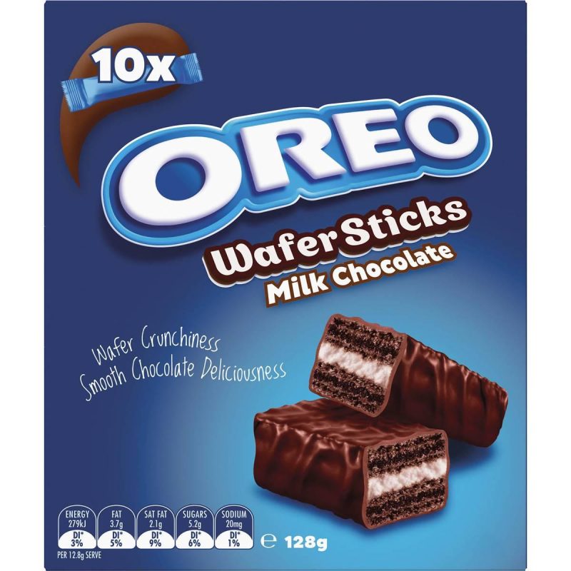 Oreo Milk Chocolate Wafer Sticks 10 pack