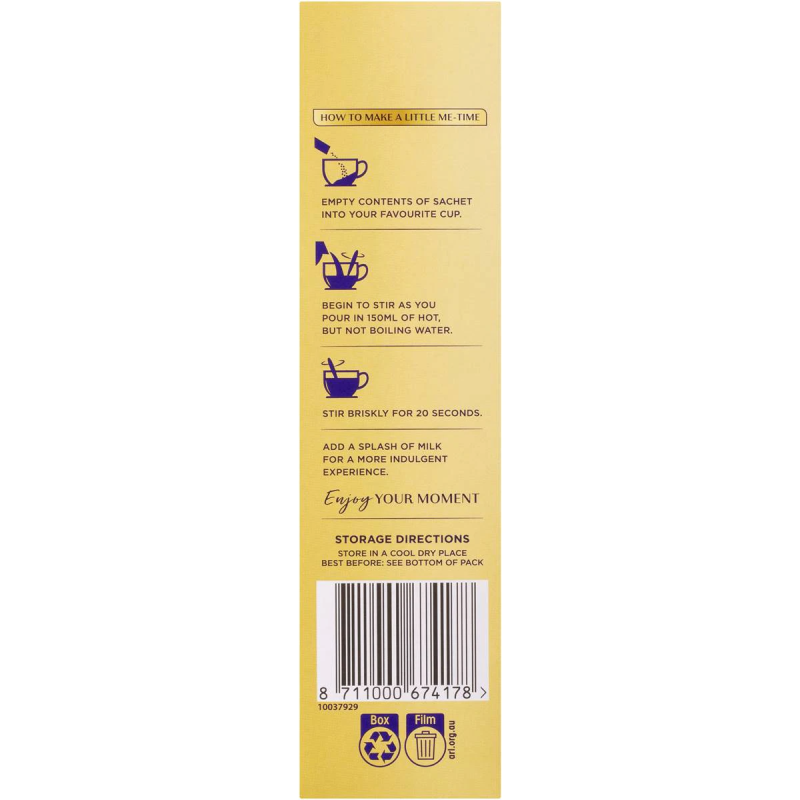 Moccona Coffee Cadbury Mocha Sachets 8 Pack