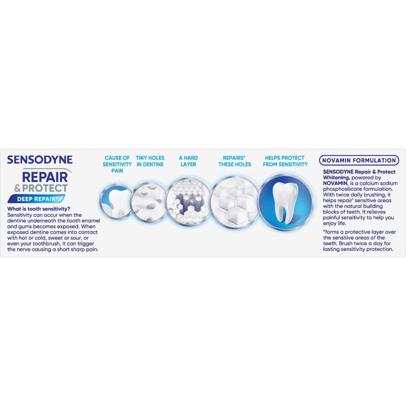 Sensodyne Whitening Repair and Protect Toothpaste For Sensitive Teeth 100g