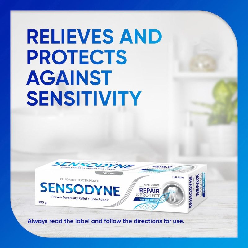 Sensodyne Whitening Repair and Protect Toothpaste For Sensitive Teeth 100g