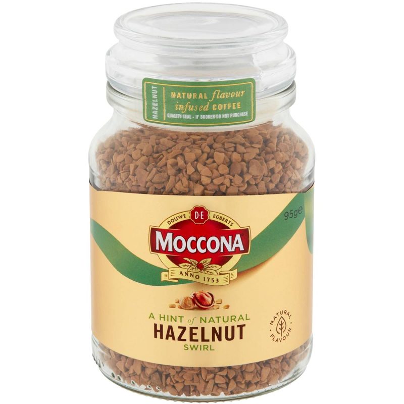 Moccona Hazelnut Swirl Freeze Dried Instant Coffee Jar 95g
