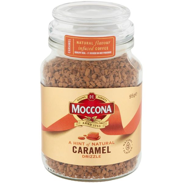 Moccona Caramel Freeze Dried Instant Coffee Jar 95g