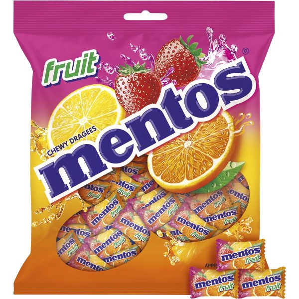 Mentos Mints Chewy Fruit Flavour Pack 405g