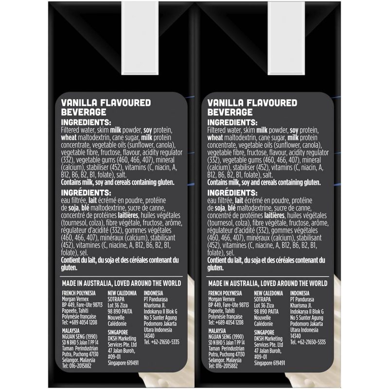 Up & Go Protein Energize Vanilla Cartons 250ml X 6 Cartons