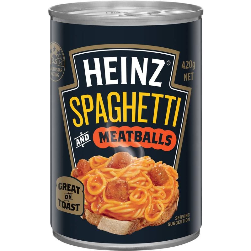 Heinz Spaghetti and Meatballs Can 420g