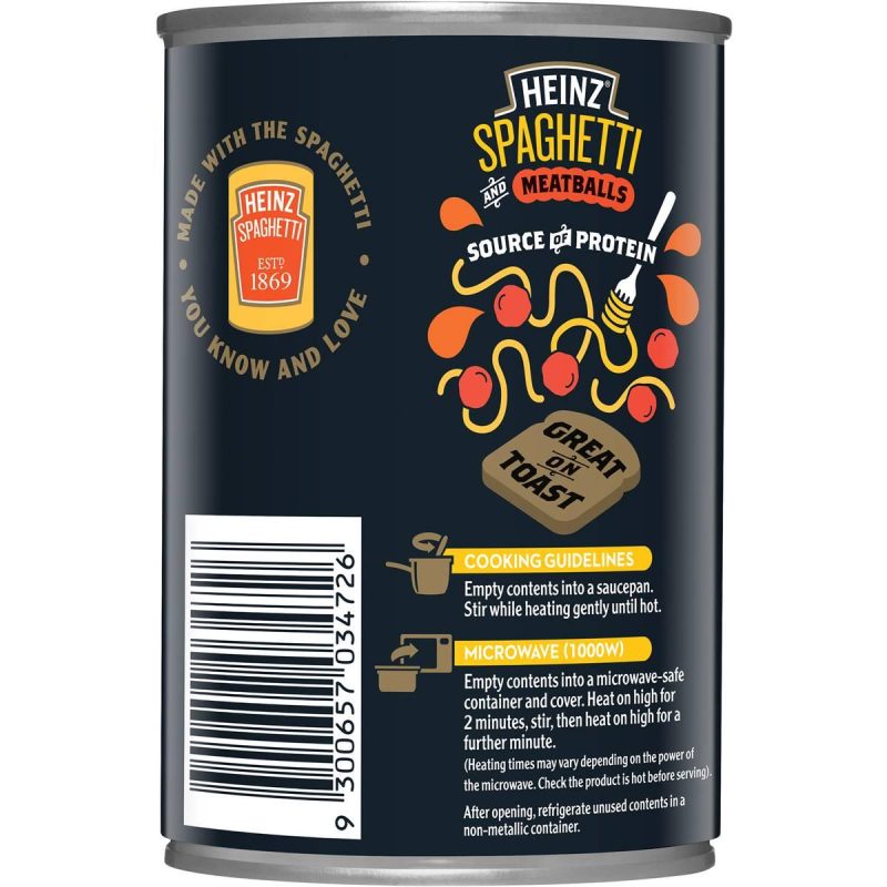 Heinz Spaghetti and Meatballs Can 420g