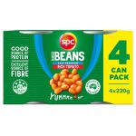 SPC Baked Beans Rich Tomato Sauce Salt Reduced Can 220g X 4 Cans