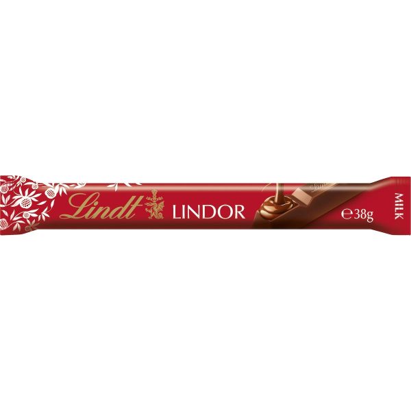Lindt Lindor Milk Chocolate Bar 38g X 6 Bars