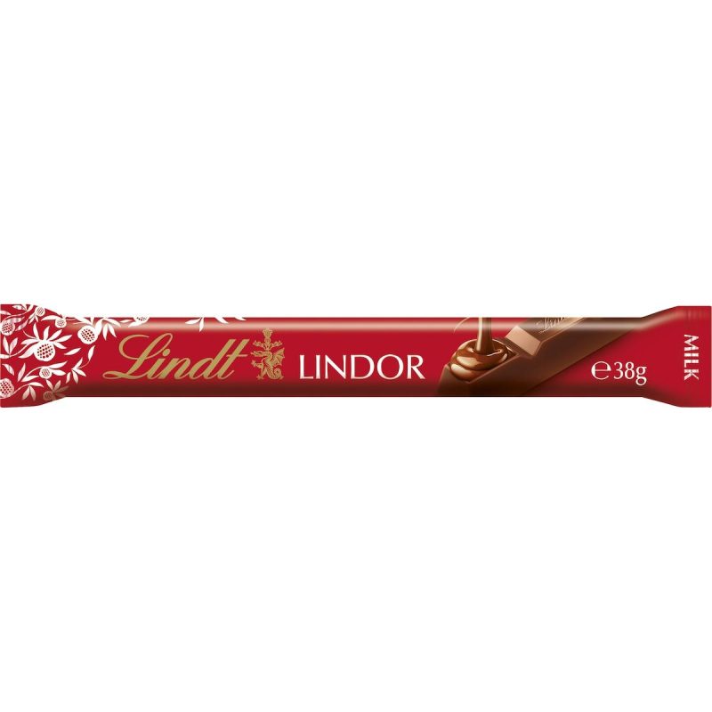 Lindt Lindor Milk Chocolate Bar 38g X 6 Bars