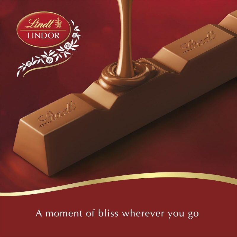 Lindt Lindor Milk Chocolate Bar 38g X 6 Bars
