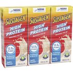 Sustagen Vanilla Flavoured Milk Carton 250ml X 3 Cartons