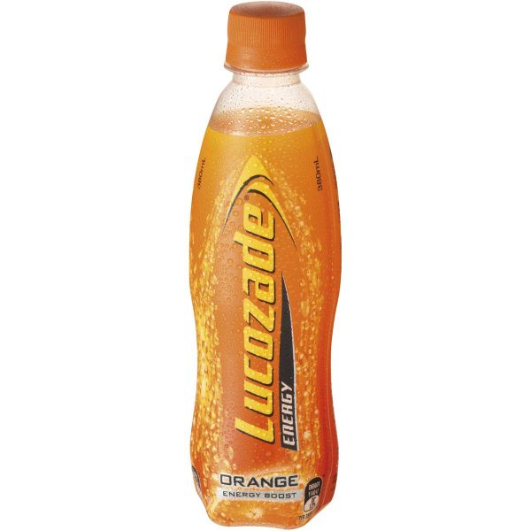 Lucozade Orange Energy Boost Drink Bottle 380ml