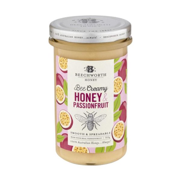 Beechworth Honey and Passionfruit Creamy Smooth Spread 325g