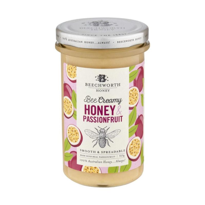 Beechworth Honey and Passionfruit Creamy Smooth Spread 325g
